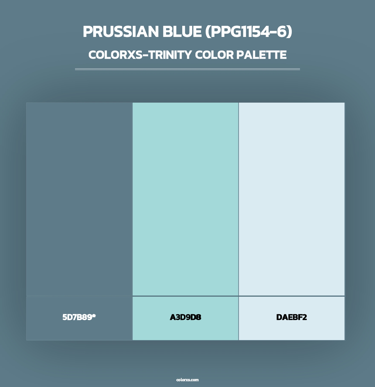 Prussian Blue (PPG1154-6) - Colorxs Trinity Palette