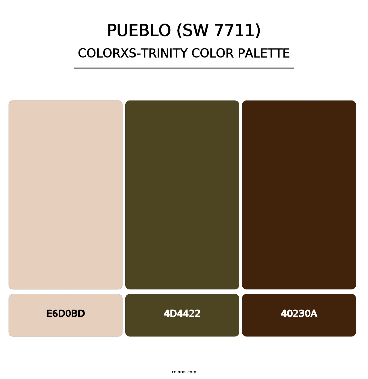 Pueblo (SW 7711) - Colorxs Trinity Palette