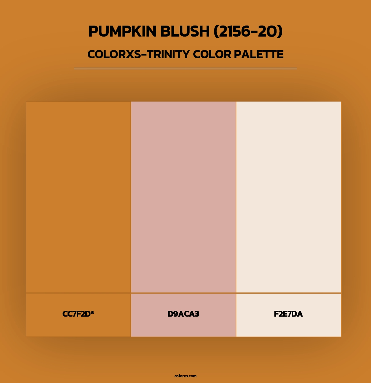 Pumpkin Blush (2156-20) - Colorxs Trinity Palette