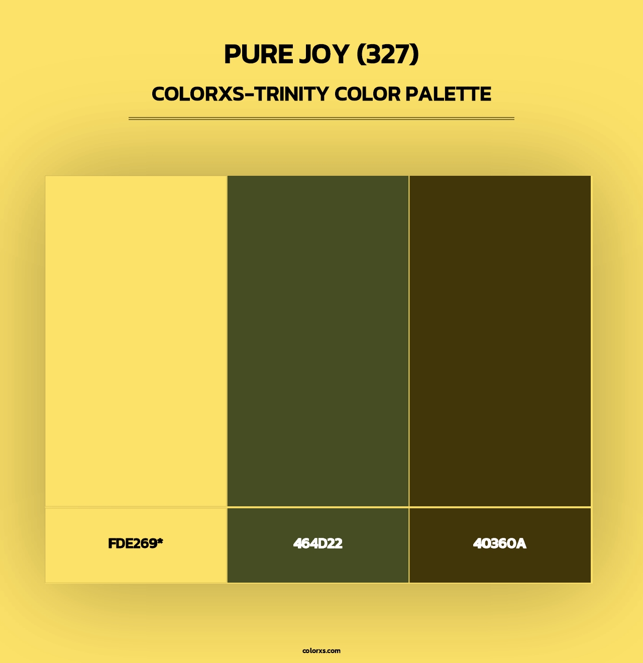 Pure Joy (327) - Colorxs Trinity Palette