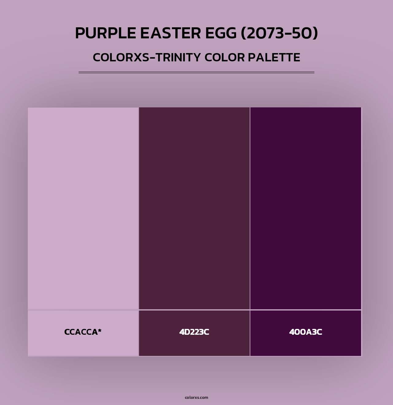 Purple Easter Egg (2073-50) - Colorxs Trinity Palette