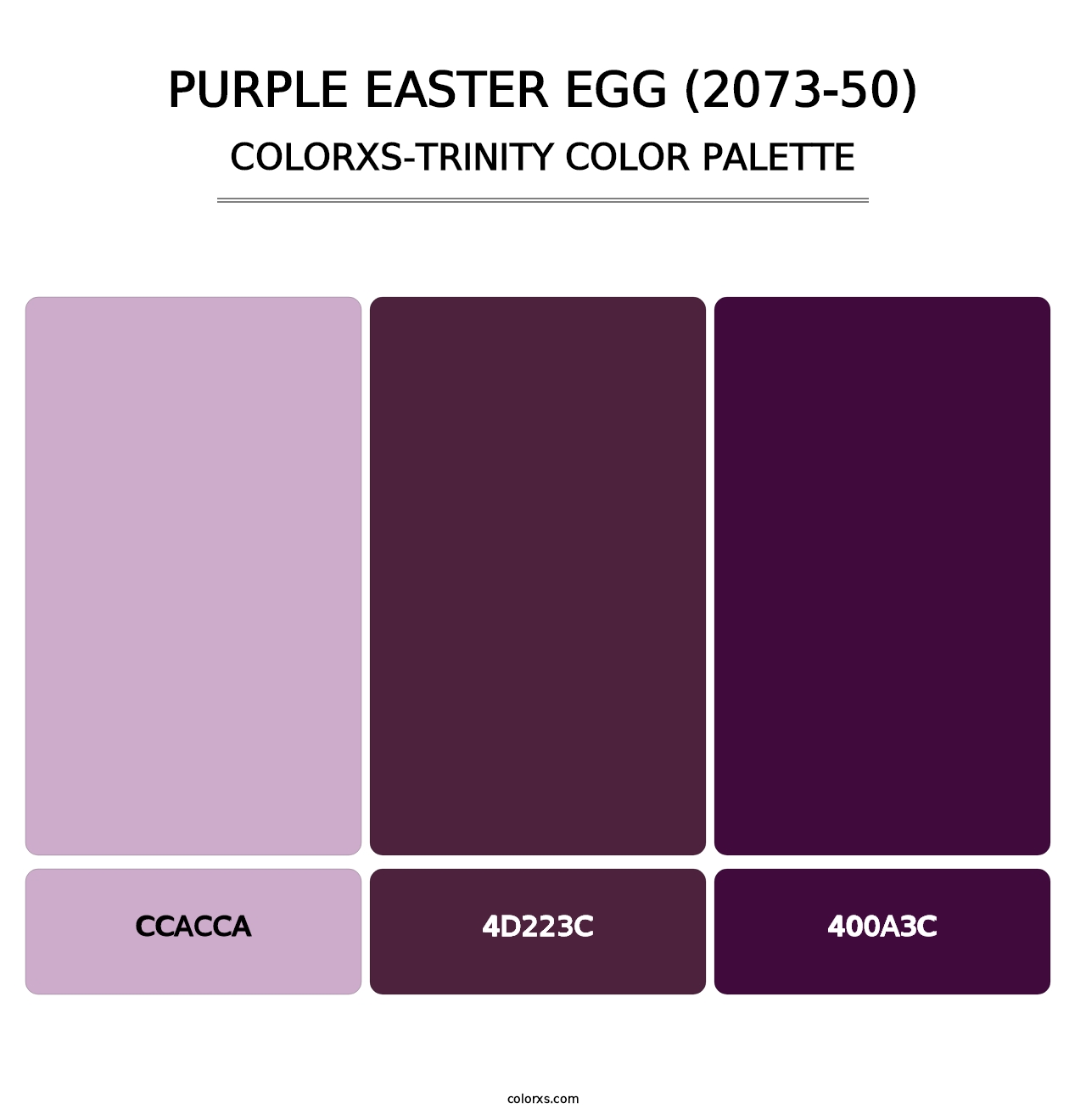 Purple Easter Egg (2073-50) - Colorxs Trinity Palette