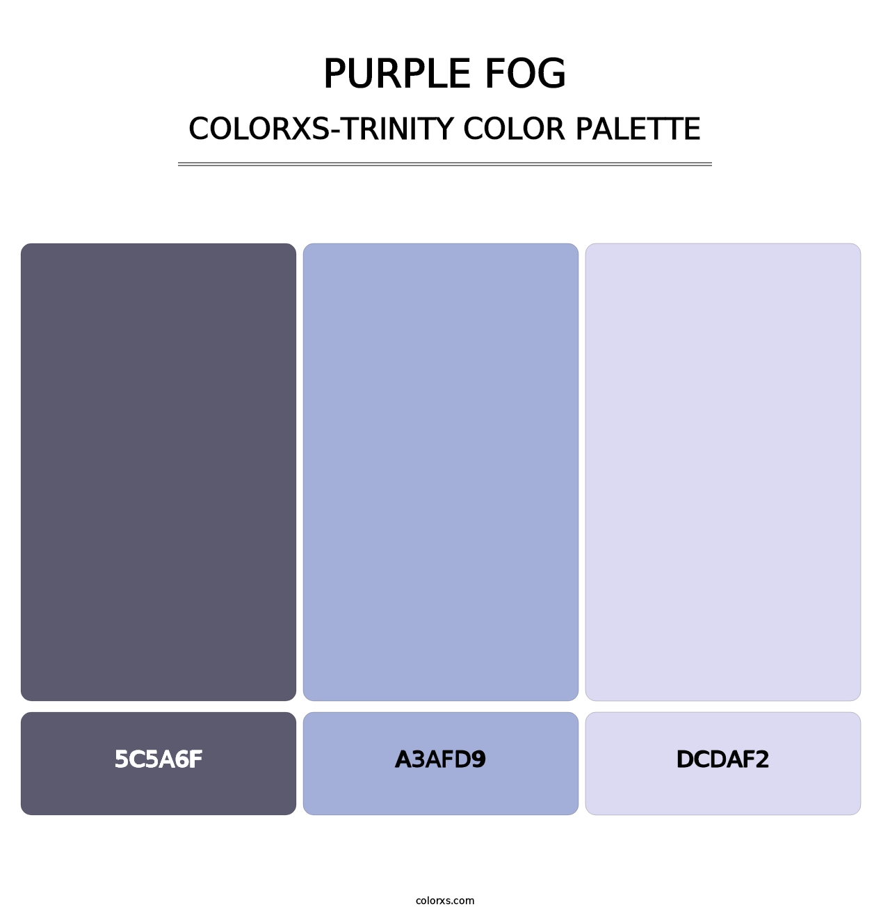 Purple Fog - Colorxs Trinity Palette