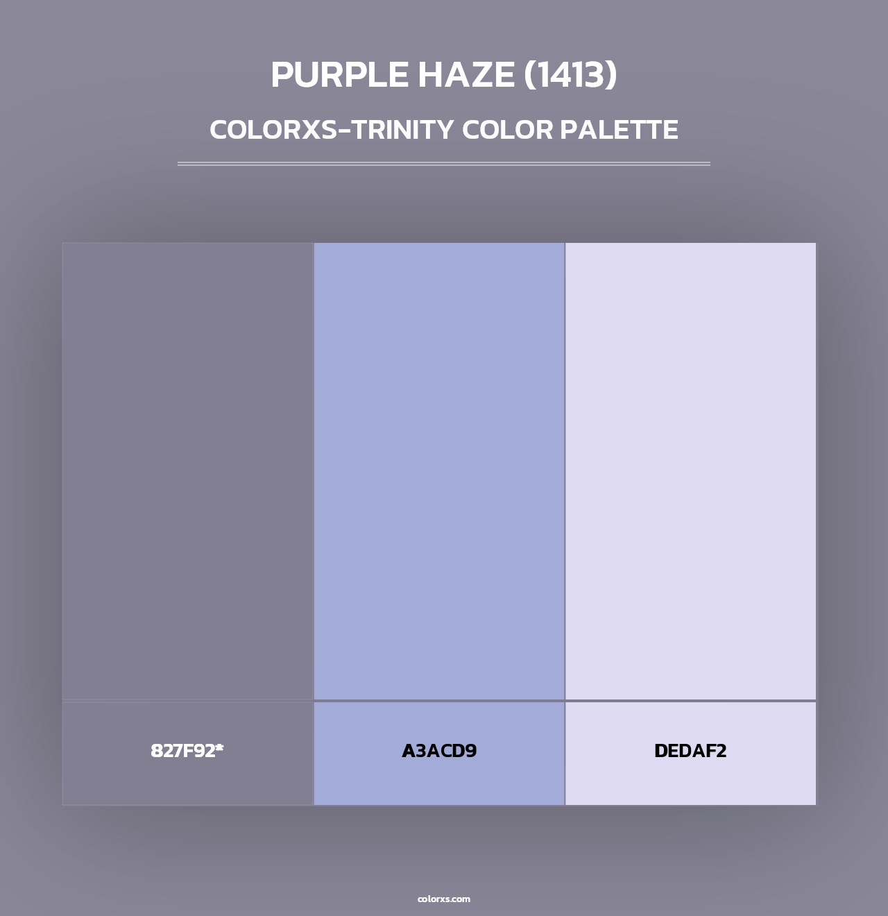 Purple Haze (1413) - Colorxs Trinity Palette