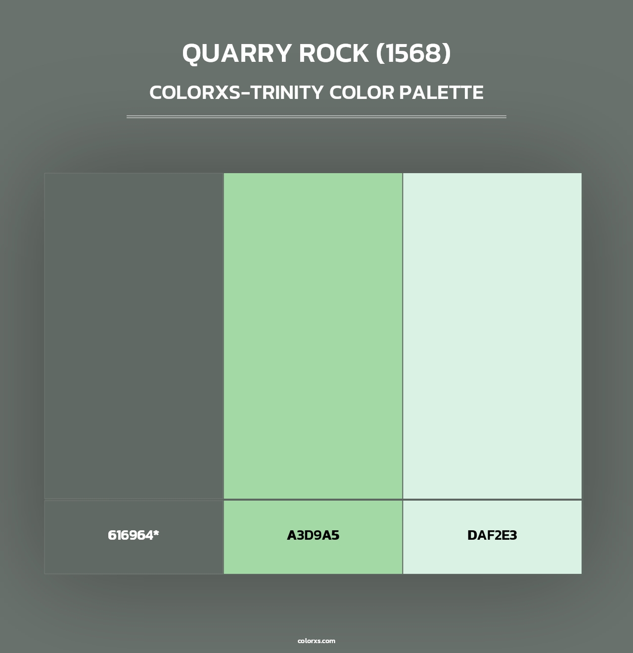 Quarry Rock (1568) - Colorxs Trinity Palette