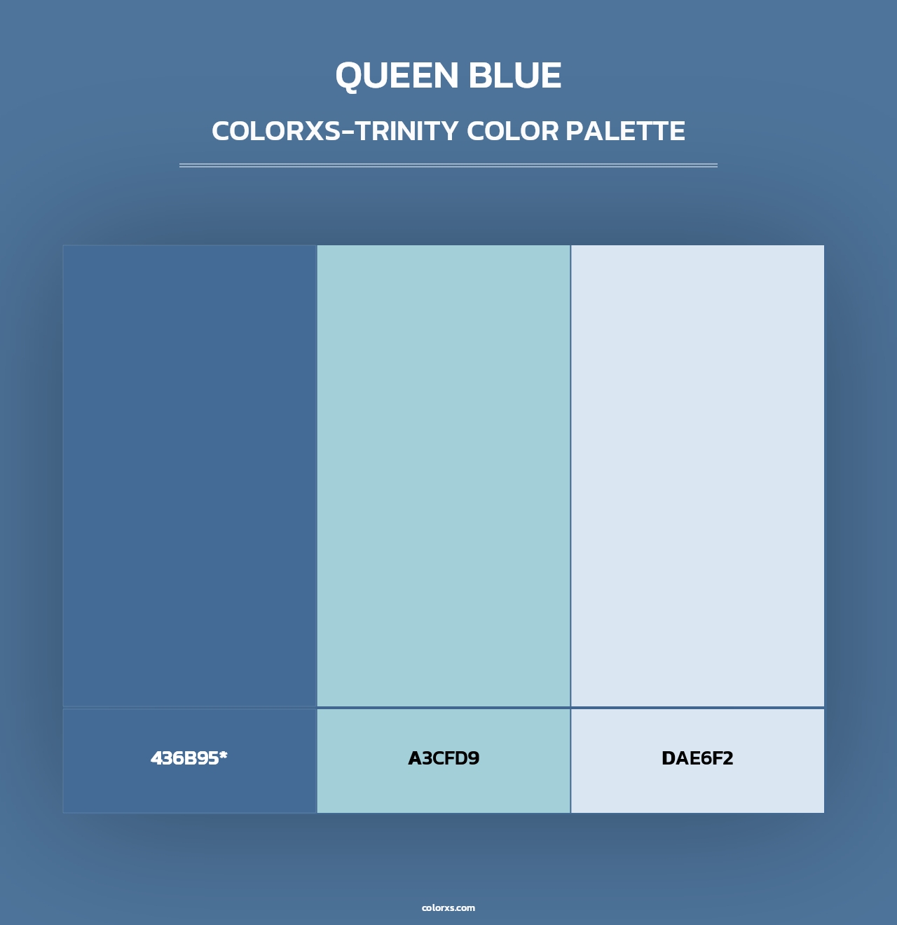 Queen Blue - Colorxs Trinity Palette