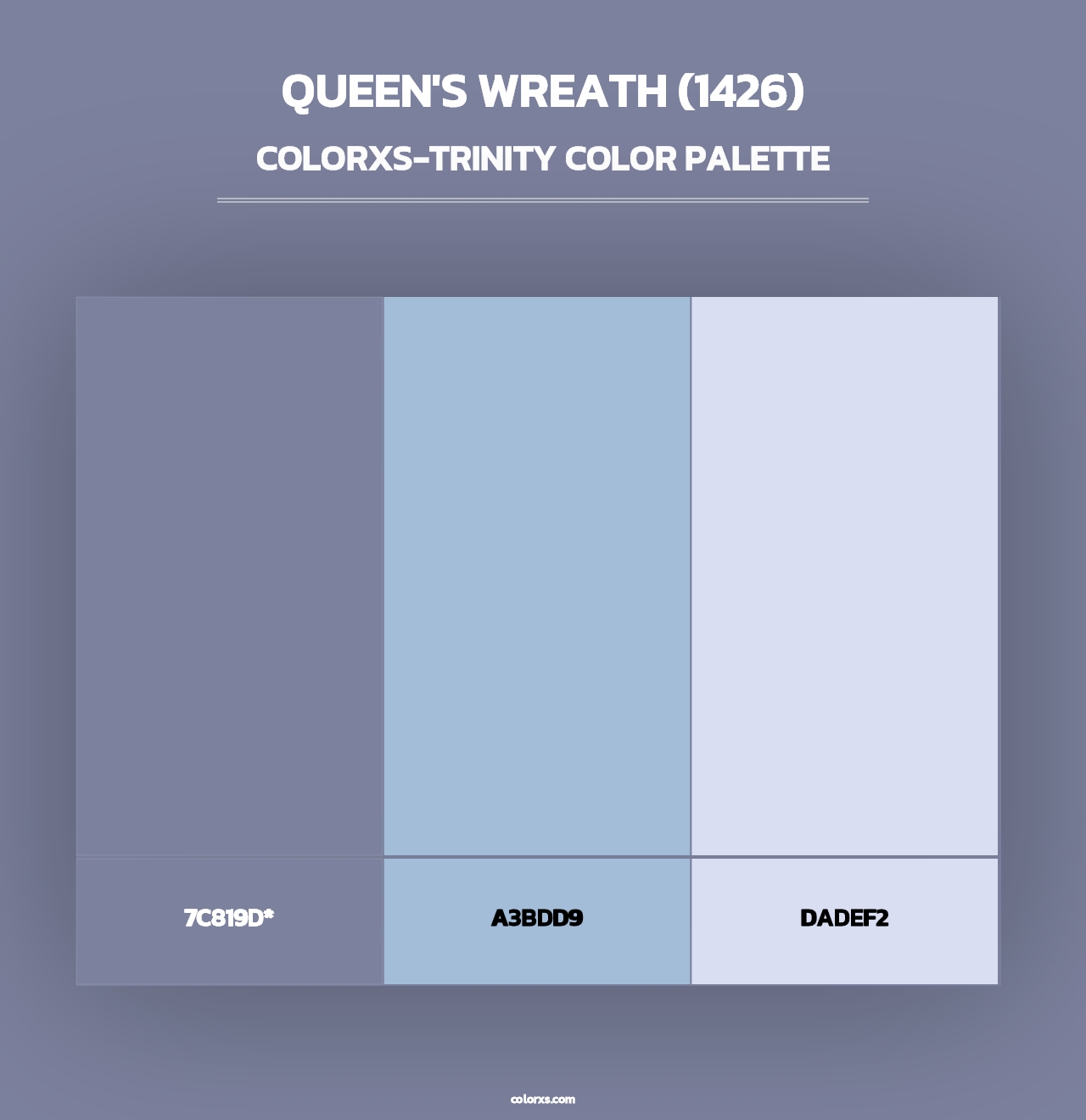 Queen's Wreath (1426) - Colorxs Trinity Palette