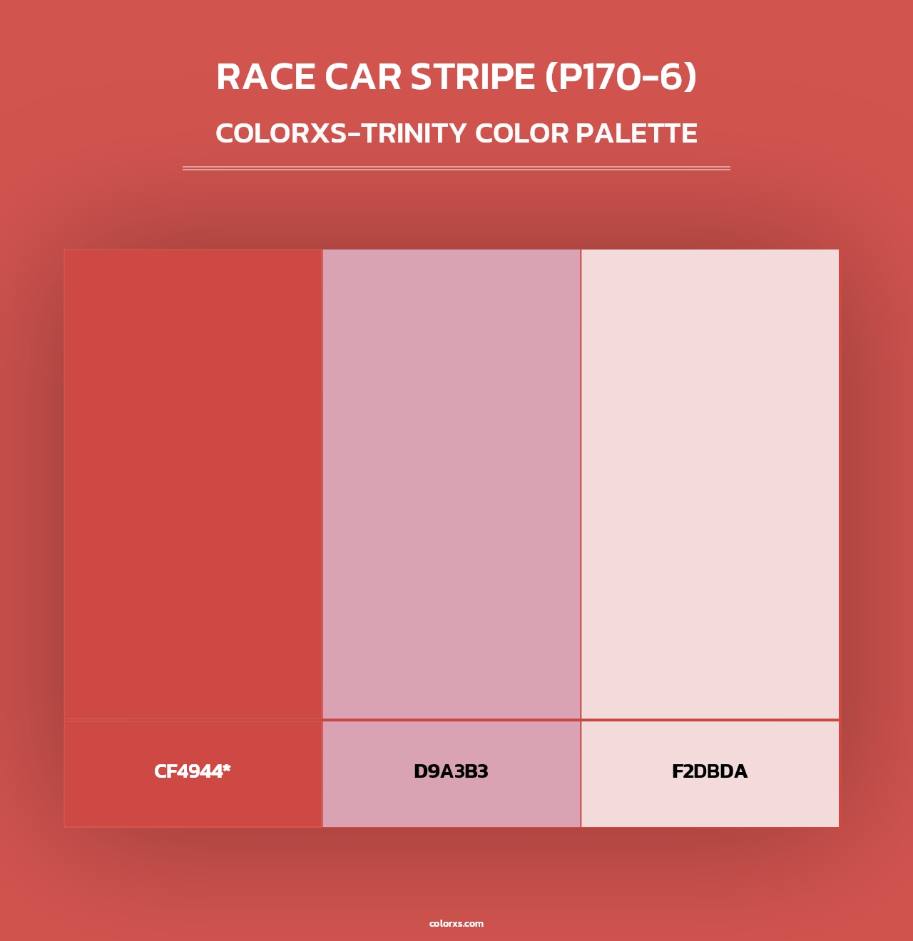 Race Car Stripe (P170-6) - Colorxs Trinity Palette