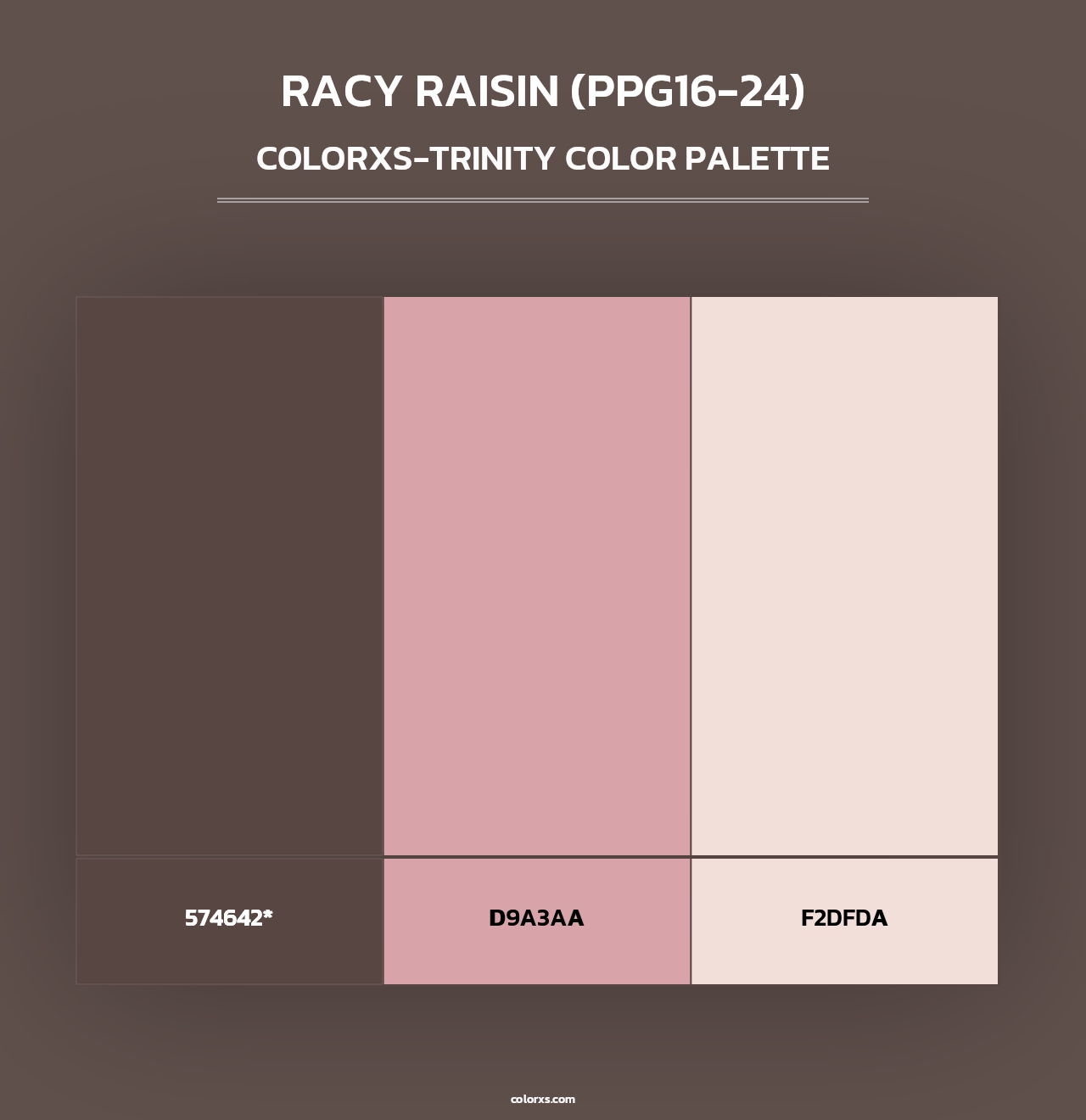 Racy Raisin (PPG16-24) - Colorxs Trinity Palette