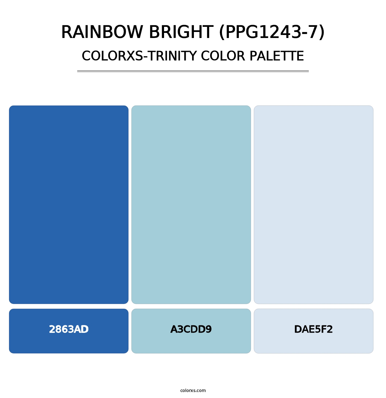 Rainbow Bright (PPG1243-7) - Colorxs Trinity Palette