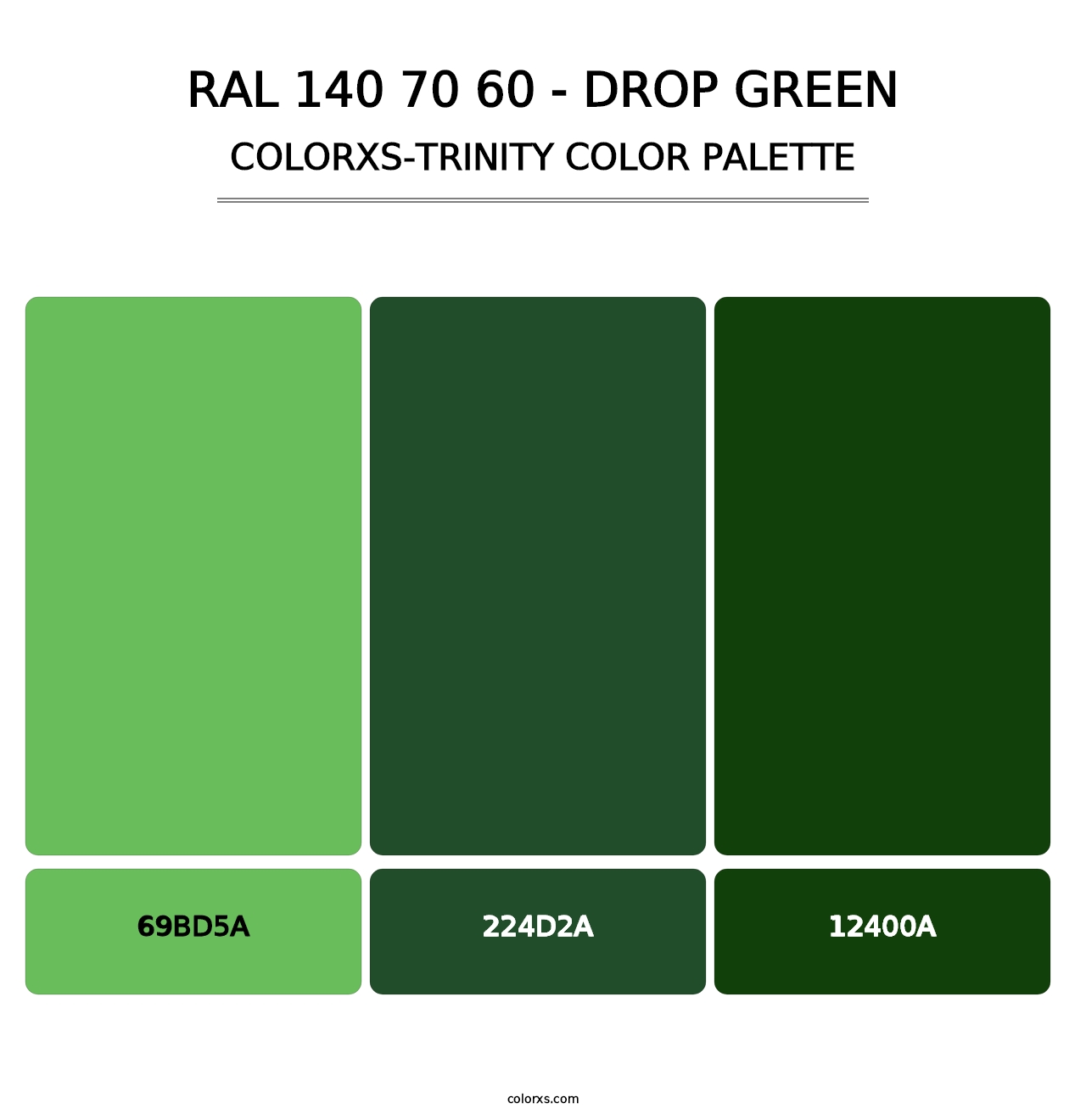 RAL 140 70 60 - Drop Green - Colorxs Trinity Palette