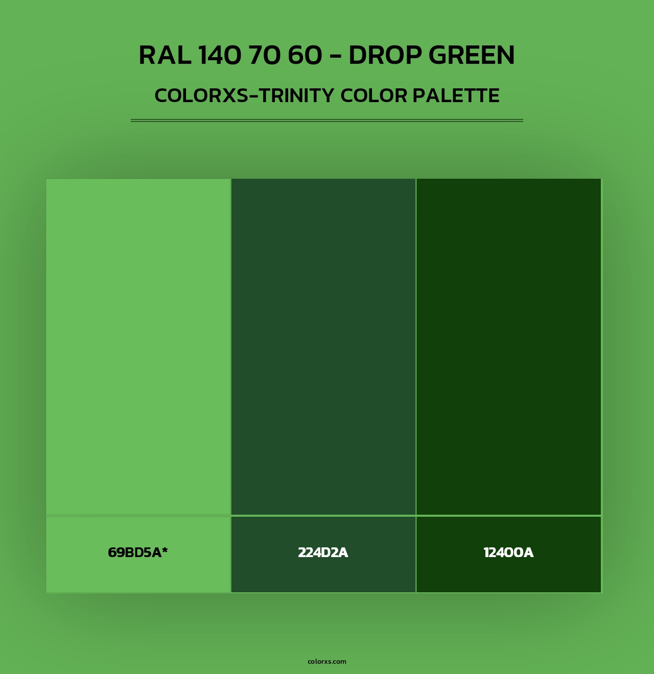 RAL 140 70 60 - Drop Green - Colorxs Trinity Palette