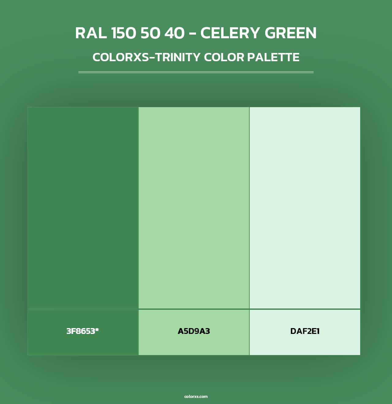 RAL 150 50 40 - Celery Green - Colorxs Trinity Palette