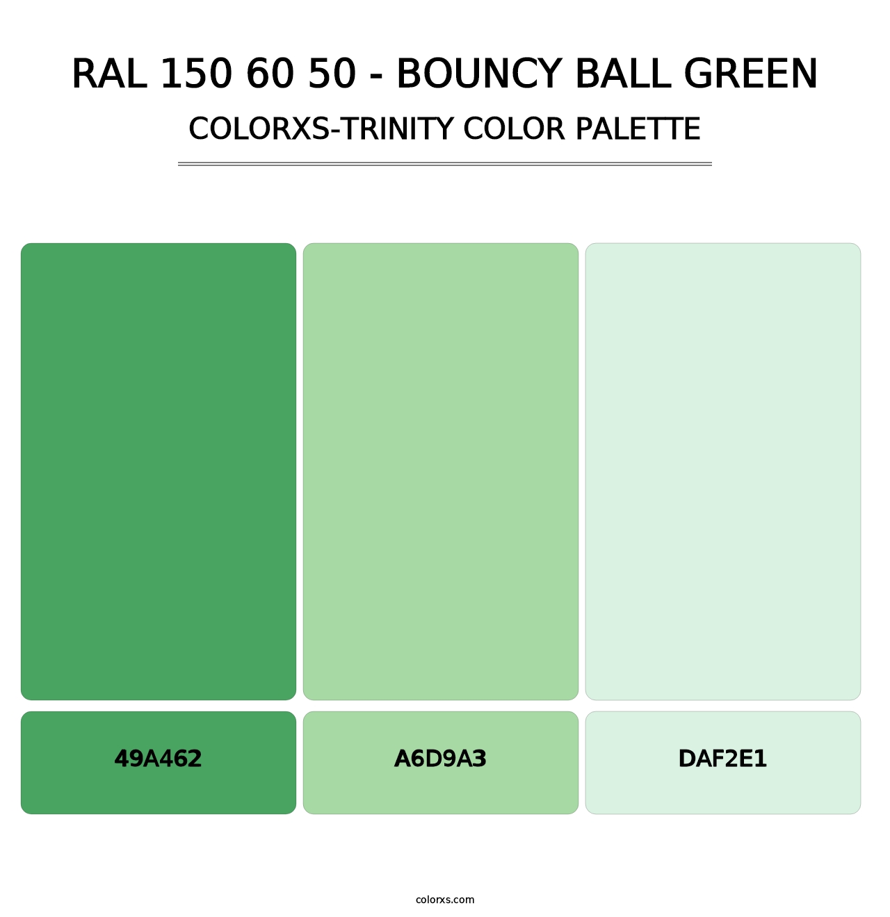 RAL 150 60 50 - Bouncy Ball Green - Colorxs Trinity Palette