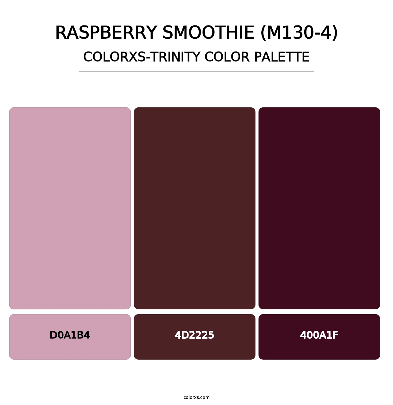 Raspberry Smoothie (M130-4) - Colorxs Trinity Palette
