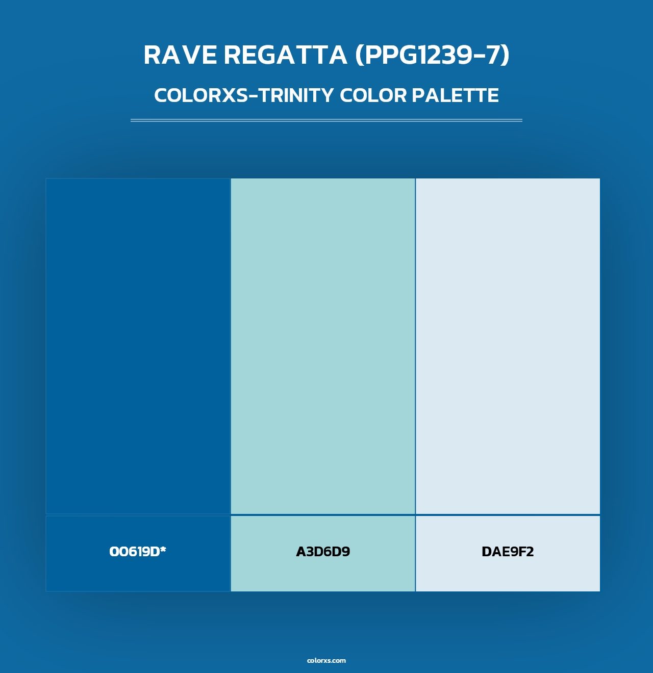 Rave Regatta (PPG1239-7) - Colorxs Trinity Palette