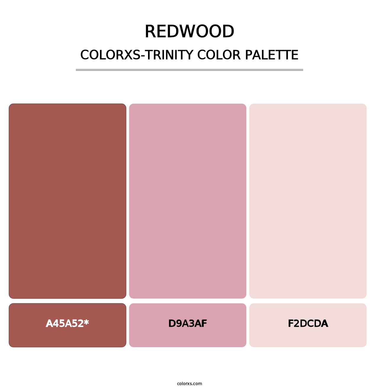 Redwood - Colorxs Trinity Palette