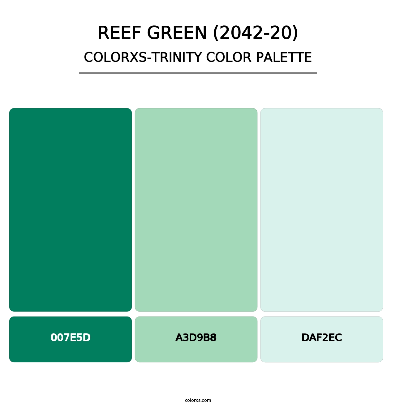 Reef Green (2042-20) - Colorxs Trinity Palette