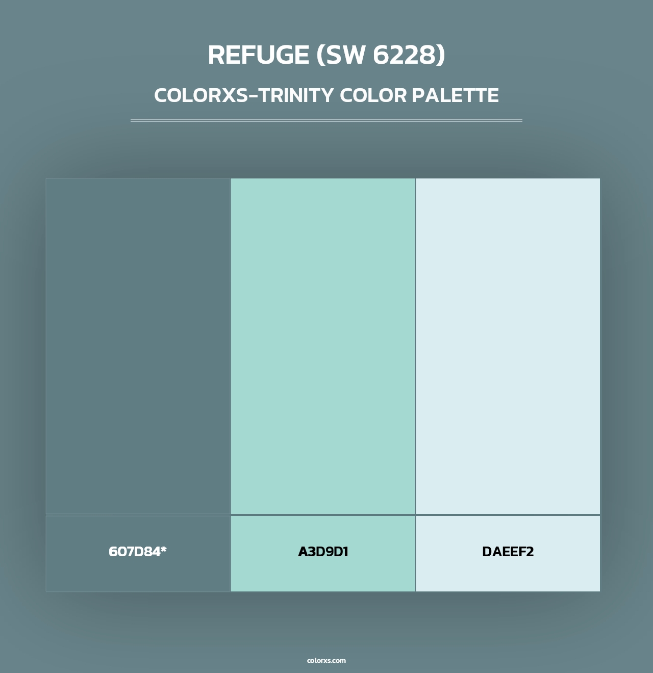 Refuge (SW 6228) - Colorxs Trinity Palette