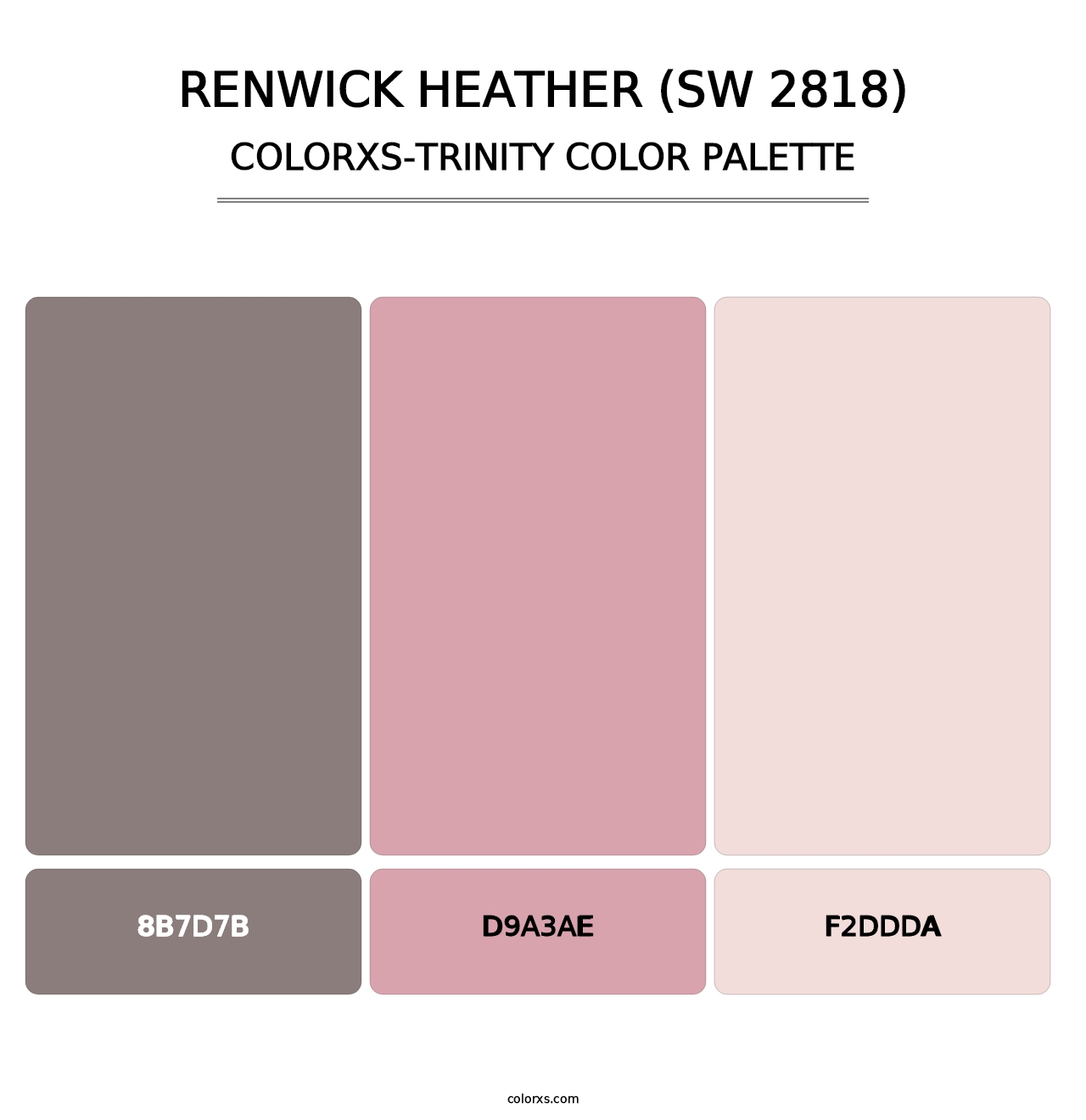 Renwick Heather (SW 2818) - Colorxs Trinity Palette