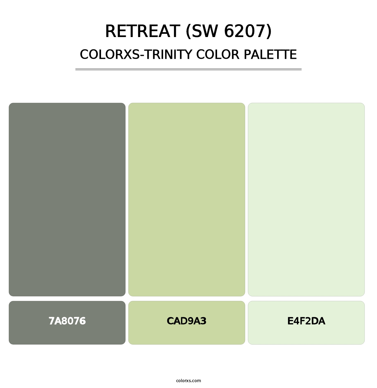 Retreat (SW 6207) - Colorxs Trinity Palette