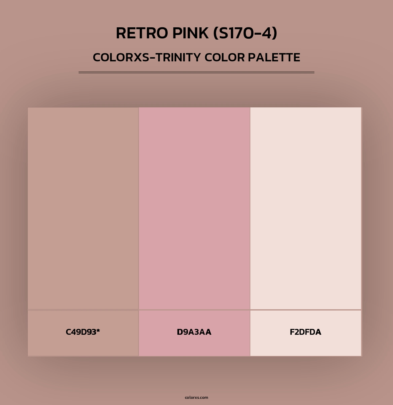 Retro Pink (S170-4) - Colorxs Trinity Palette