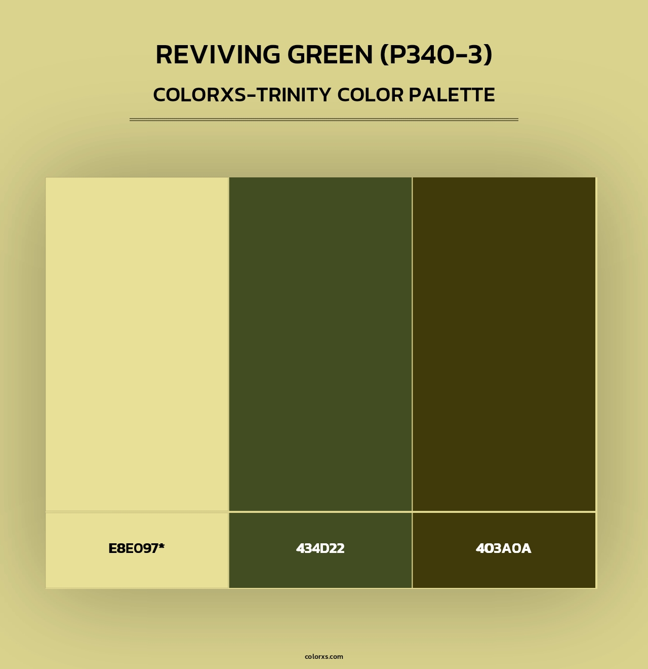 Reviving Green (P340-3) - Colorxs Trinity Palette