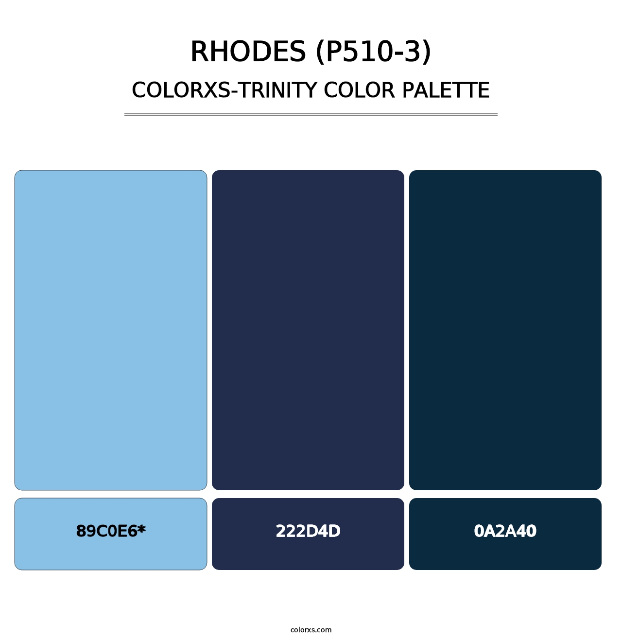 Rhodes (P510-3) - Colorxs Trinity Palette