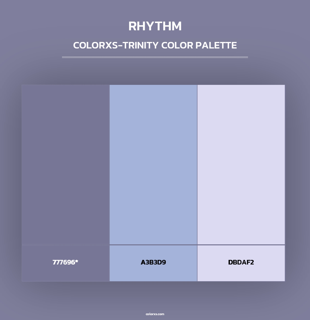 Rhythm - Colorxs Trinity Palette