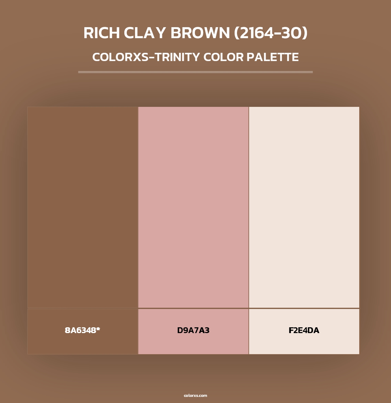 Rich Clay Brown (2164-30) - Colorxs Trinity Palette