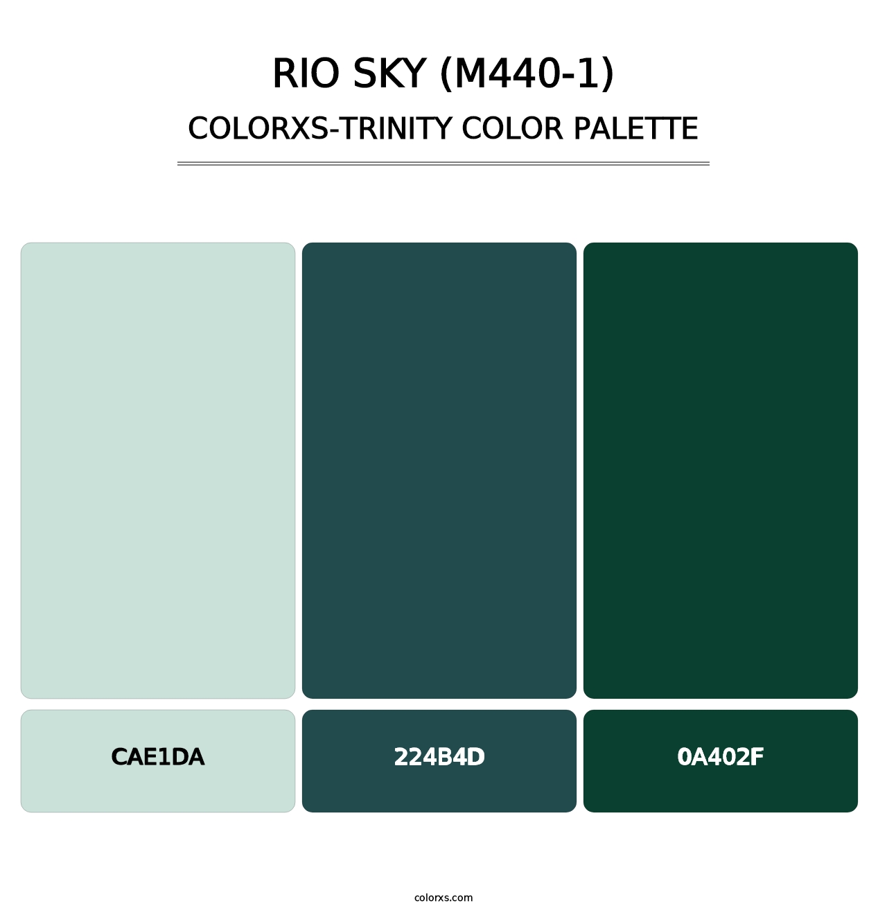 Rio Sky (M440-1) - Colorxs Trinity Palette