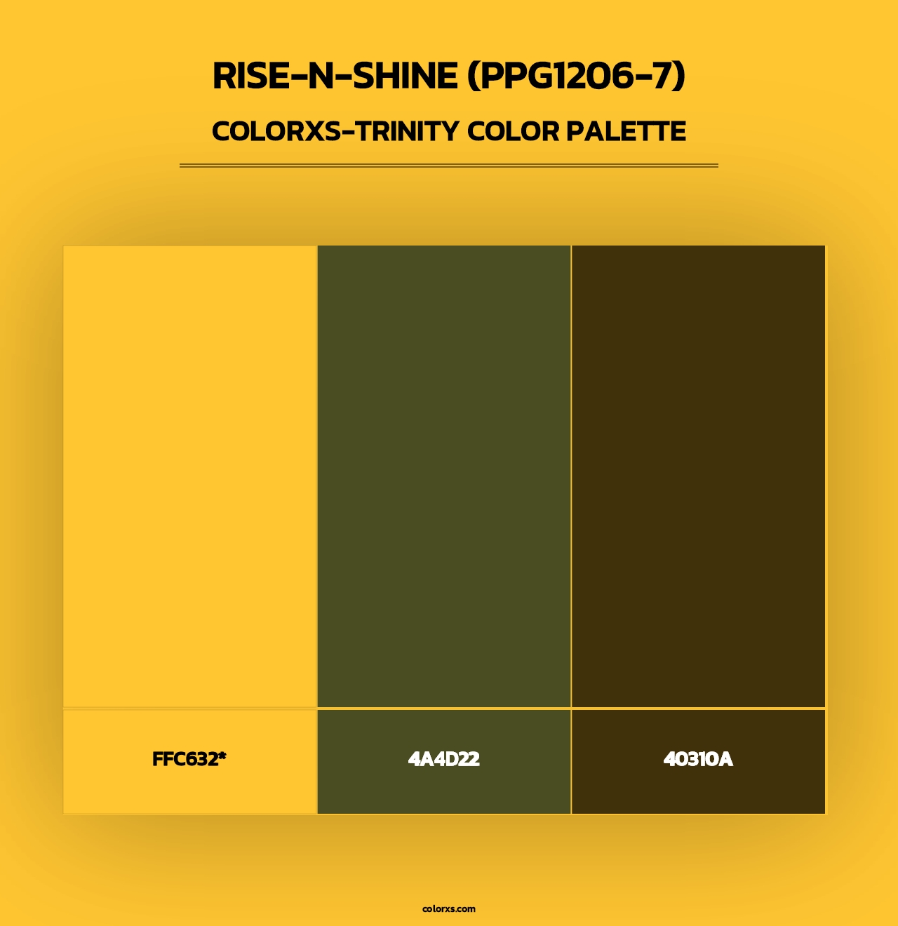 Rise-N-Shine (PPG1206-7) - Colorxs Trinity Palette