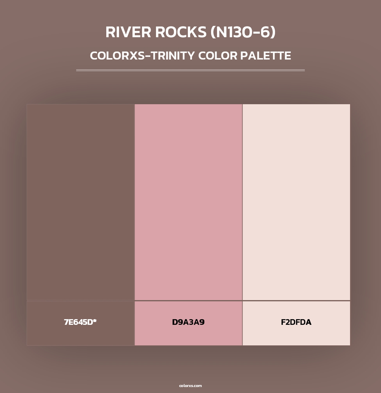 River Rocks (N130-6) - Colorxs Trinity Palette