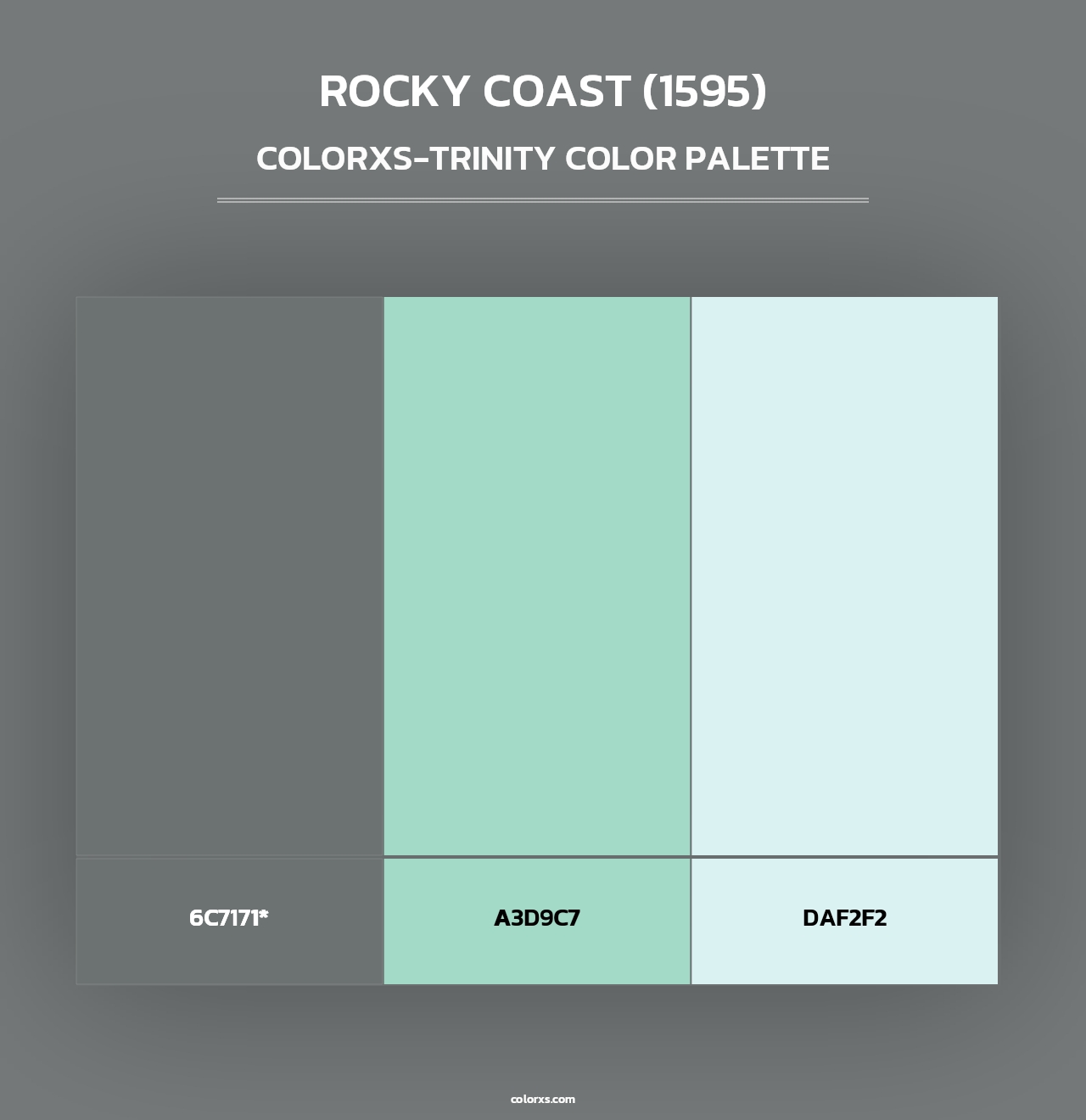 Rocky Coast (1595) - Colorxs Trinity Palette