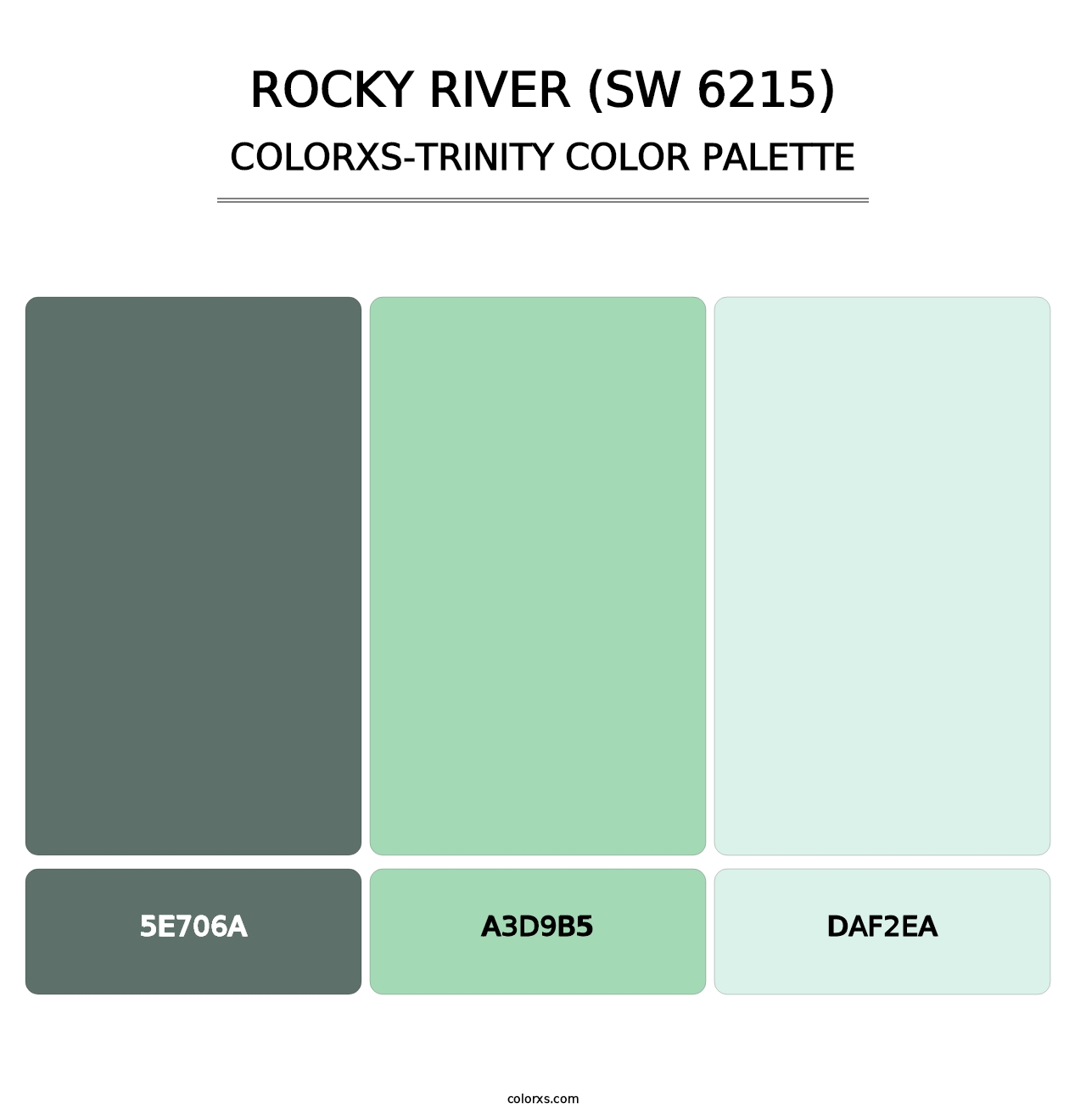 Rocky River (SW 6215) - Colorxs Trinity Palette