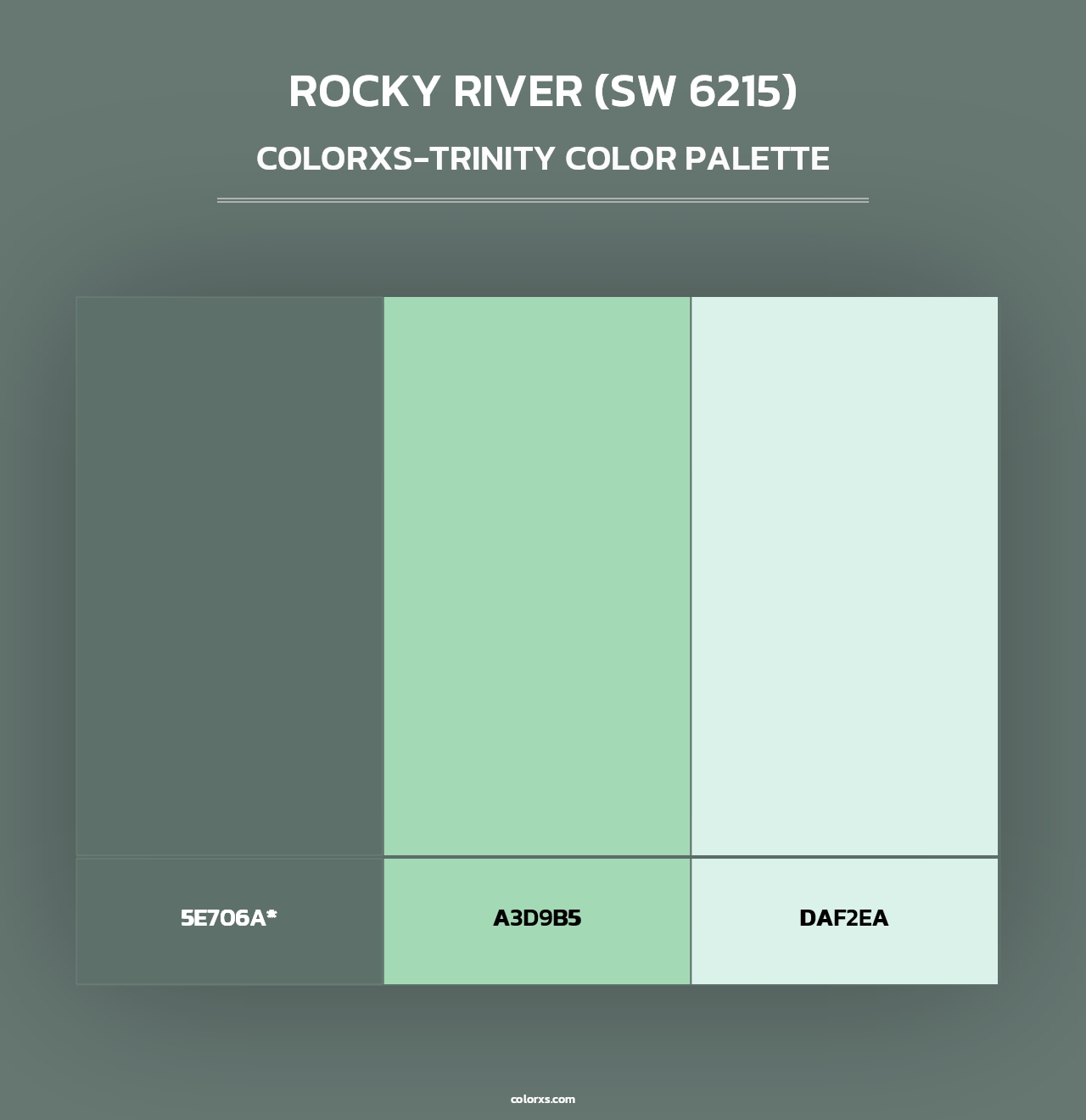 Rocky River (SW 6215) - Colorxs Trinity Palette