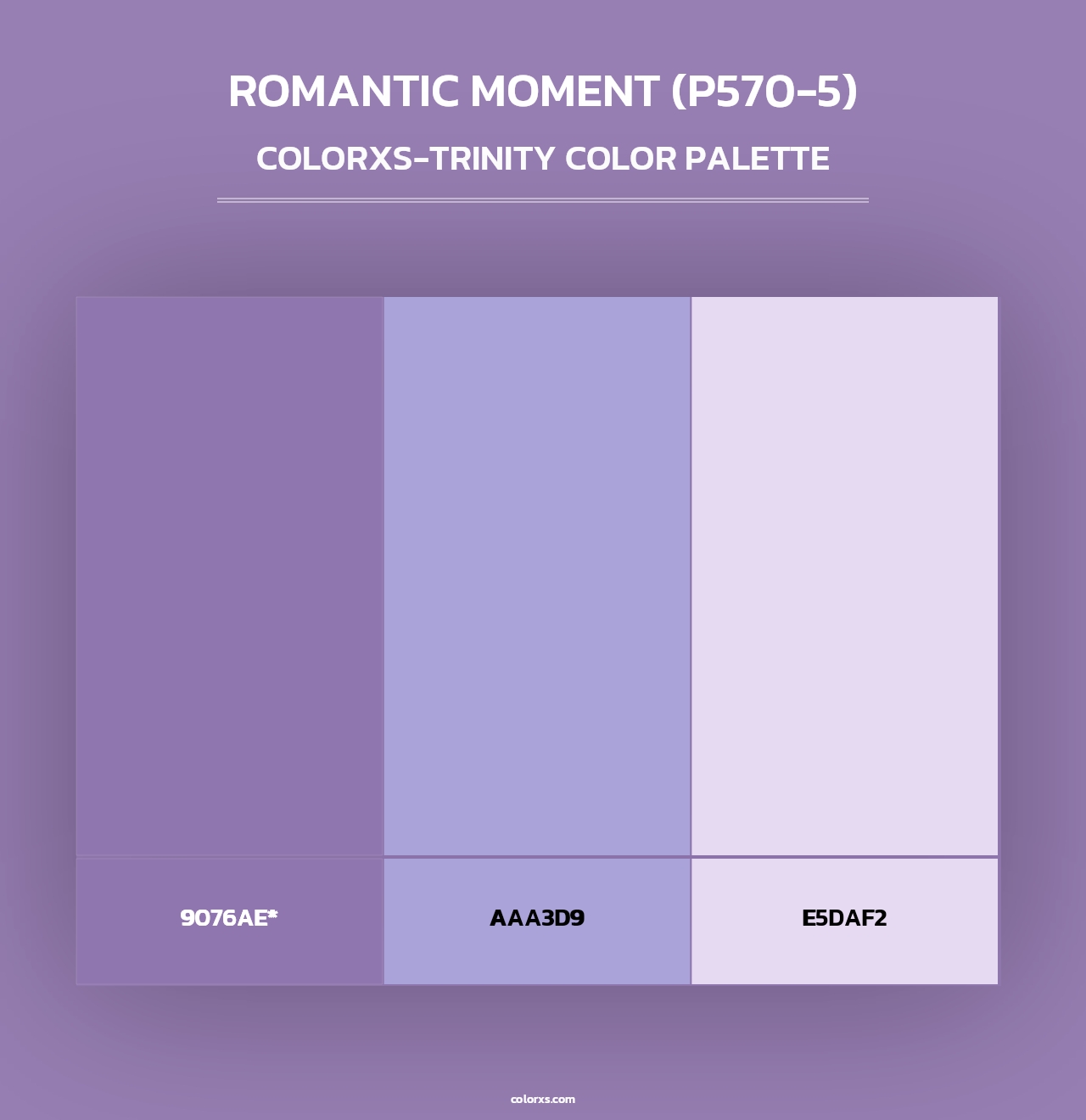 Romantic Moment (P570-5) - Colorxs Trinity Palette