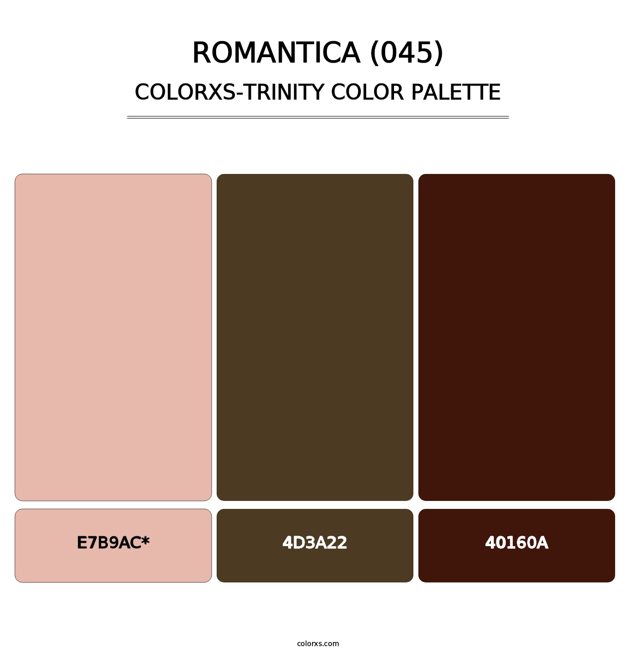 Romantica (045) - Colorxs Trinity Palette