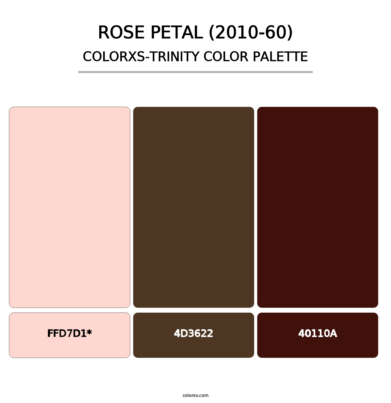 Rose Petal (2010-60) - Colorxs Trinity Palette