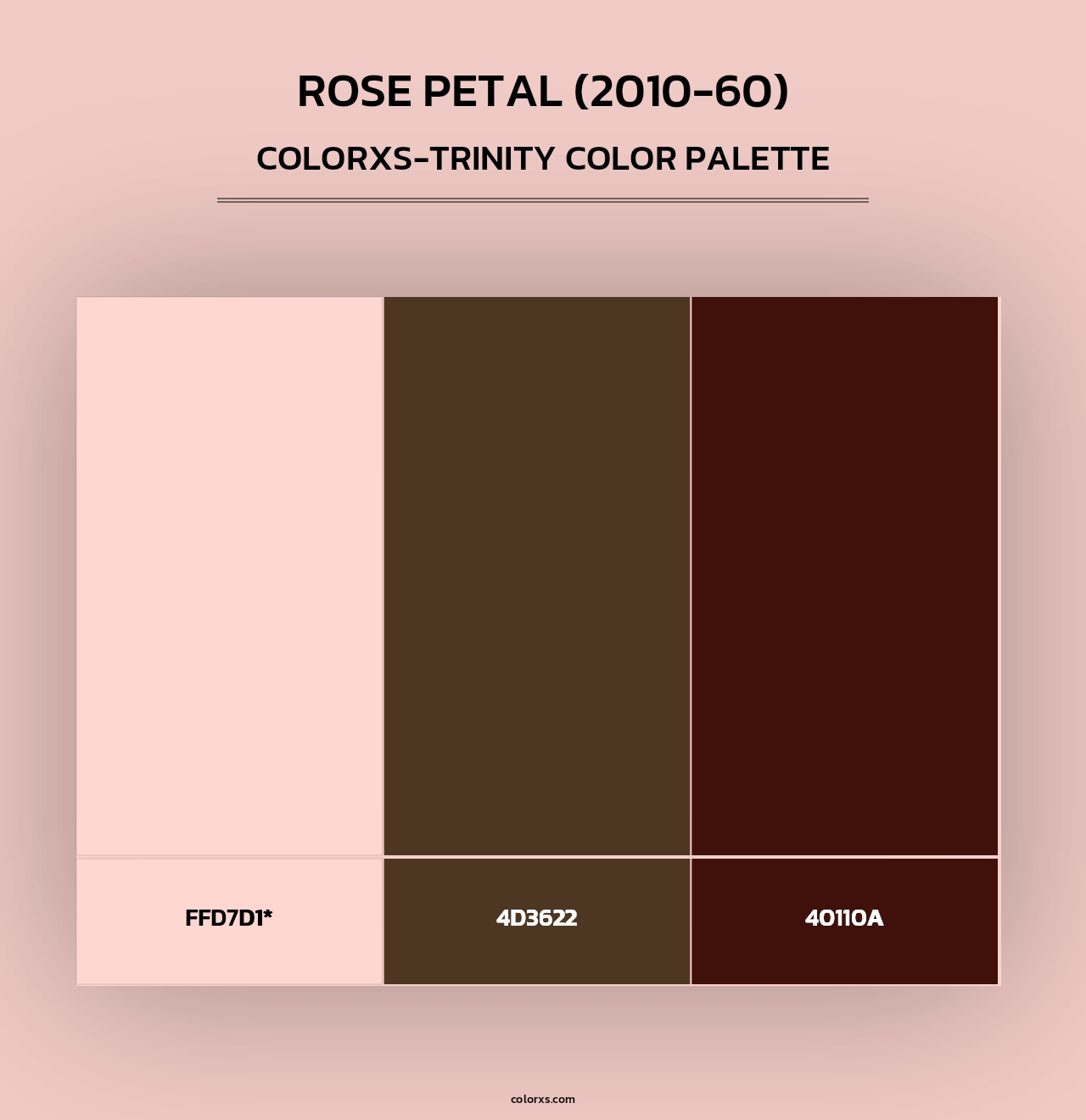 Rose Petal (2010-60) - Colorxs Trinity Palette