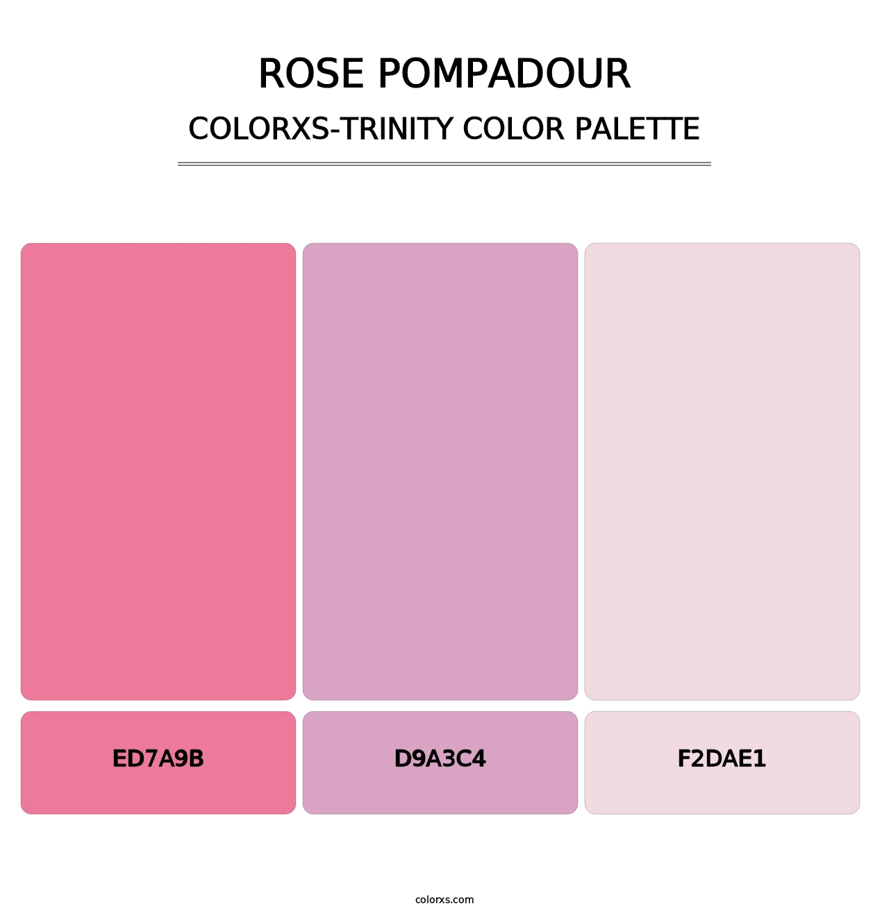 Rose Pompadour - Colorxs Trinity Palette