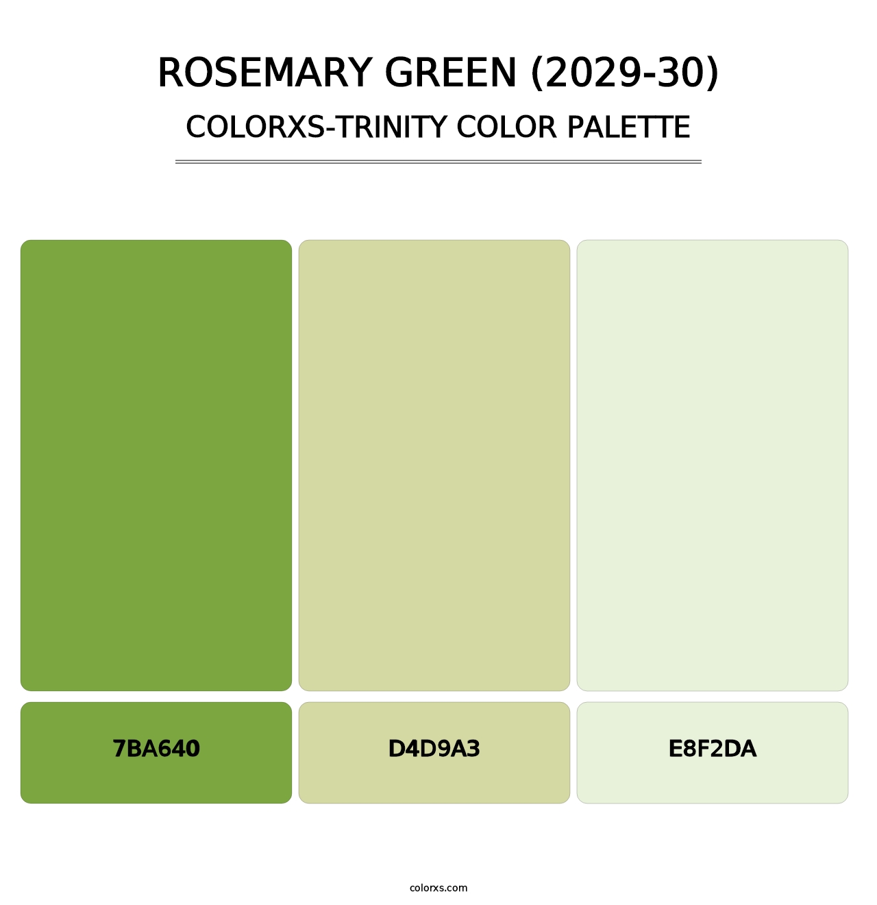 Rosemary Green (2029-30) - Colorxs Trinity Palette