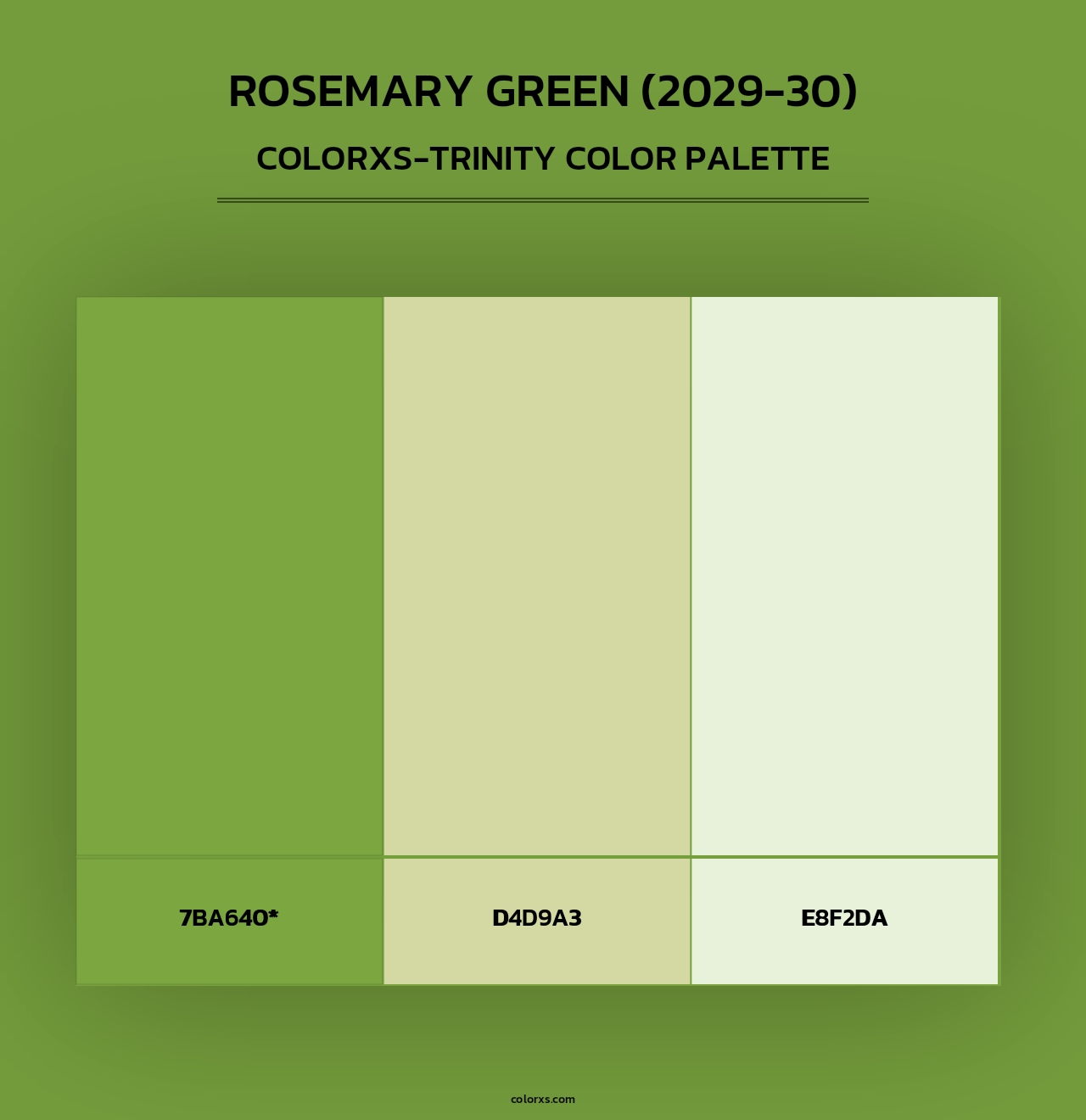 Rosemary Green (2029-30) - Colorxs Trinity Palette