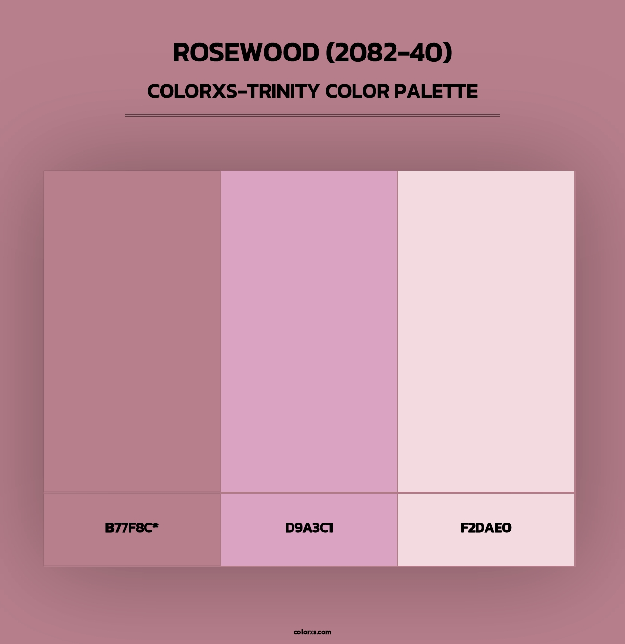Rosewood (2082-40) - Colorxs Trinity Palette