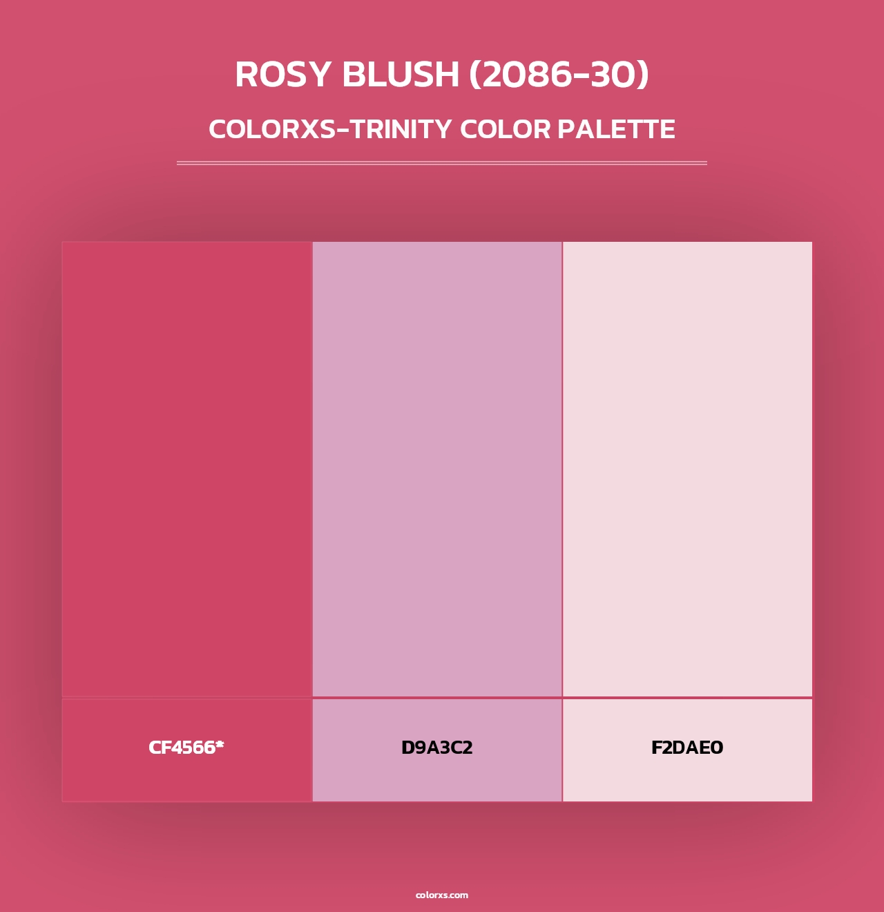 Rosy Blush (2086-30) - Colorxs Trinity Palette