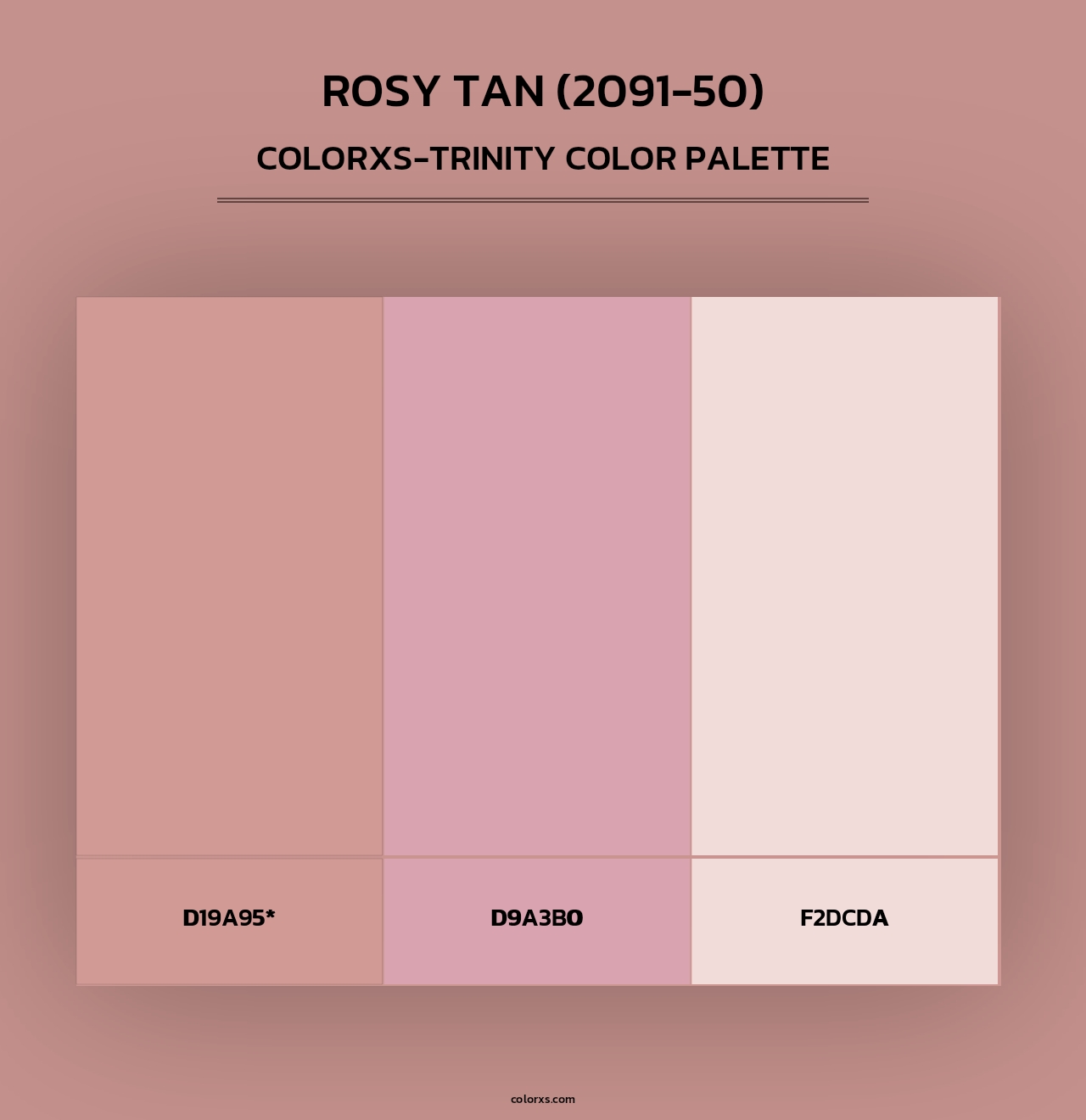 Rosy Tan (2091-50) - Colorxs Trinity Palette