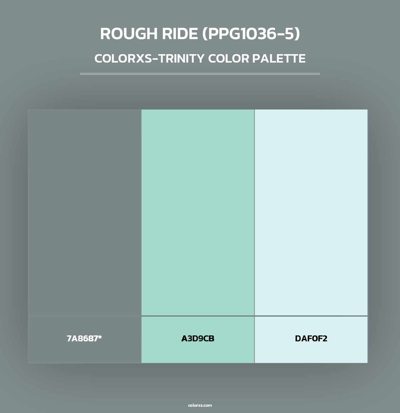 Rough Ride (PPG1036-5) - Colorxs Trinity Palette