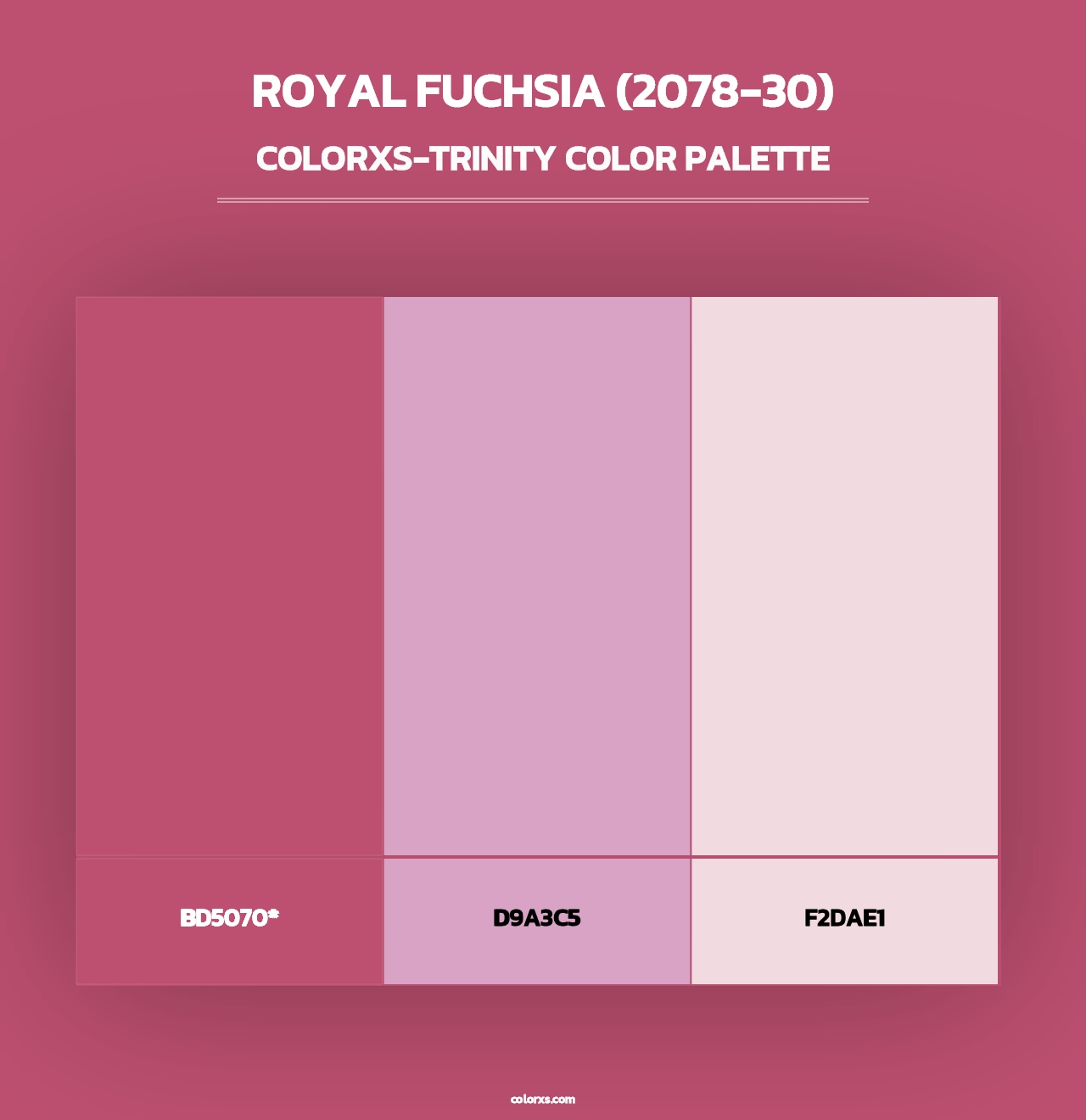 Royal Fuchsia (2078-30) - Colorxs Trinity Palette