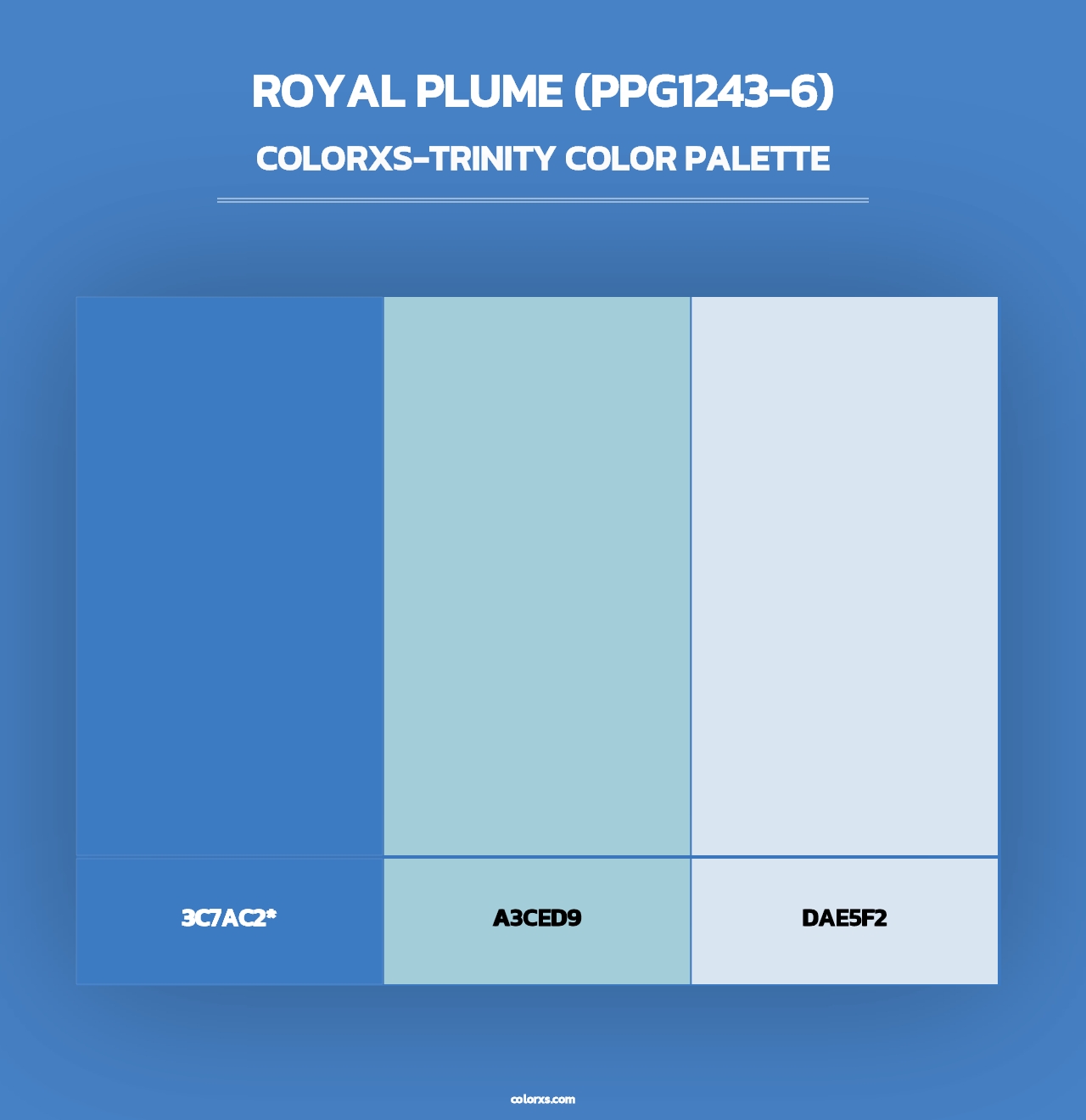 Royal Plume (PPG1243-6) - Colorxs Trinity Palette