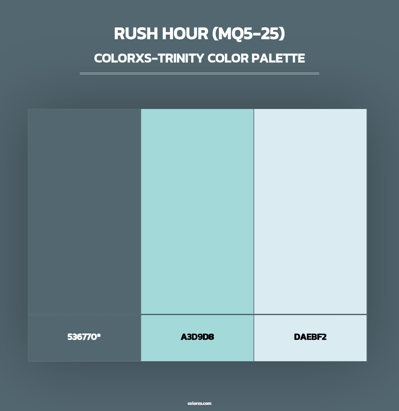 Rush Hour (MQ5-25) - Colorxs Trinity Palette